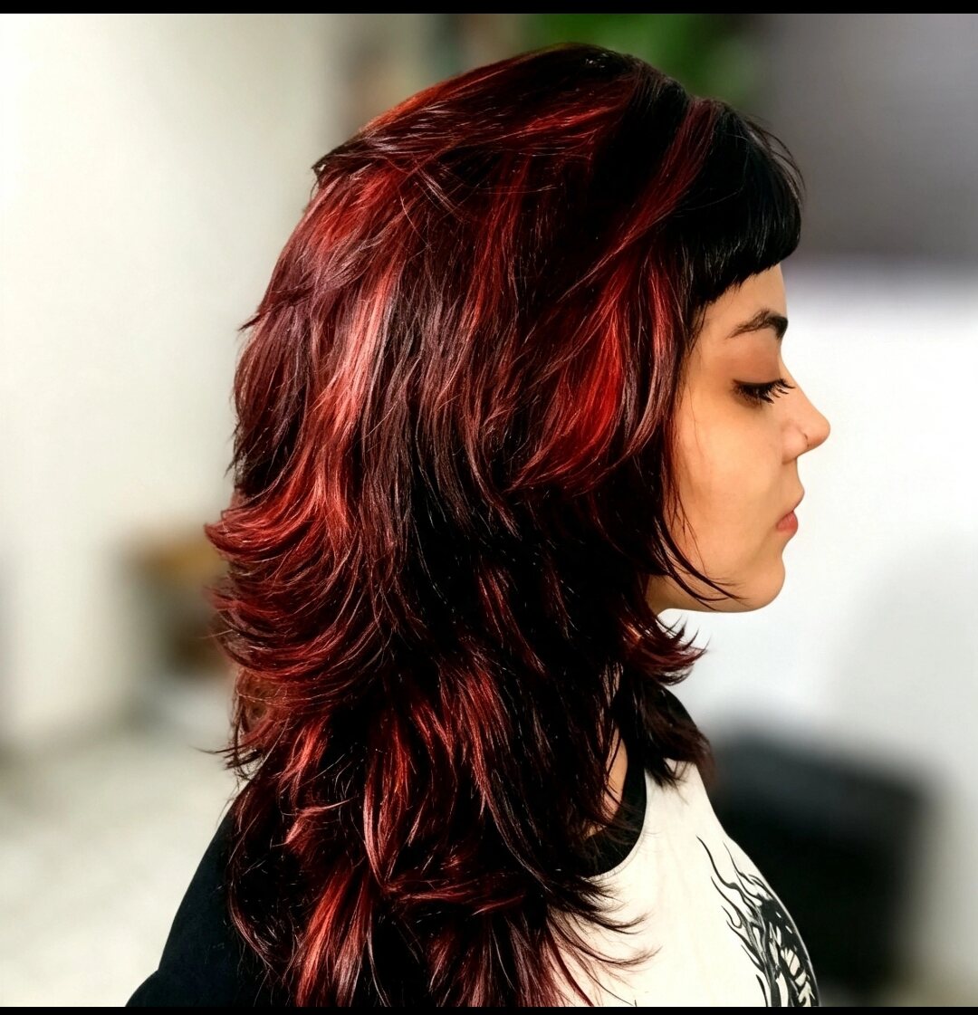 Coloração capilar feita no salão Hair 7